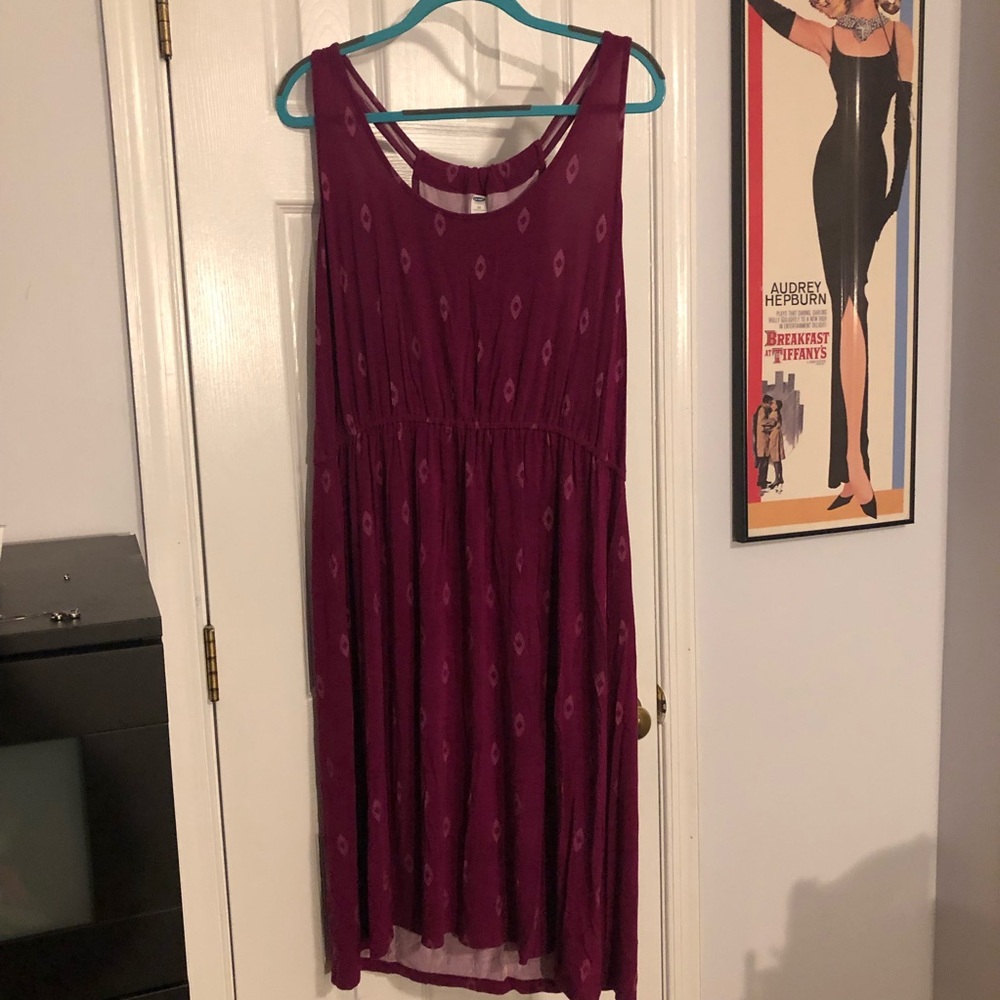 Purple Plus Size Old Navy Dress 2X